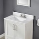 preview thumbnail 68 of 109, OVE Kansas Single Sink Bathroom Vanity, Dove White Engineered Stone Top