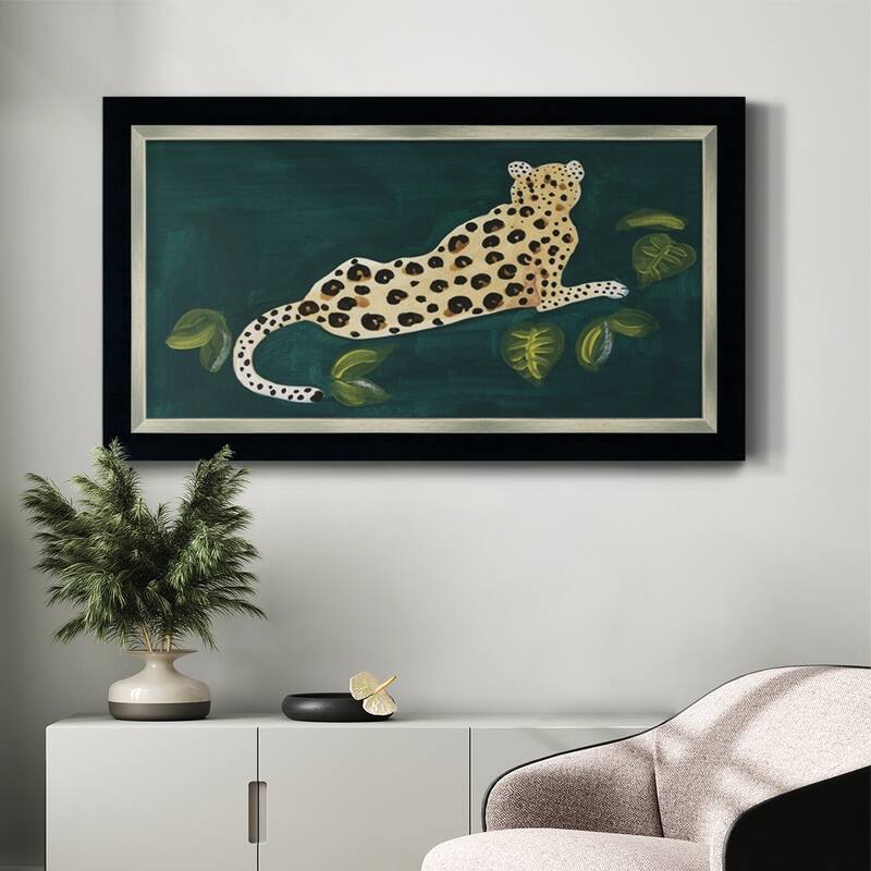 Lethargic Leopard I Premium Framed Canvas- Ready to Hang