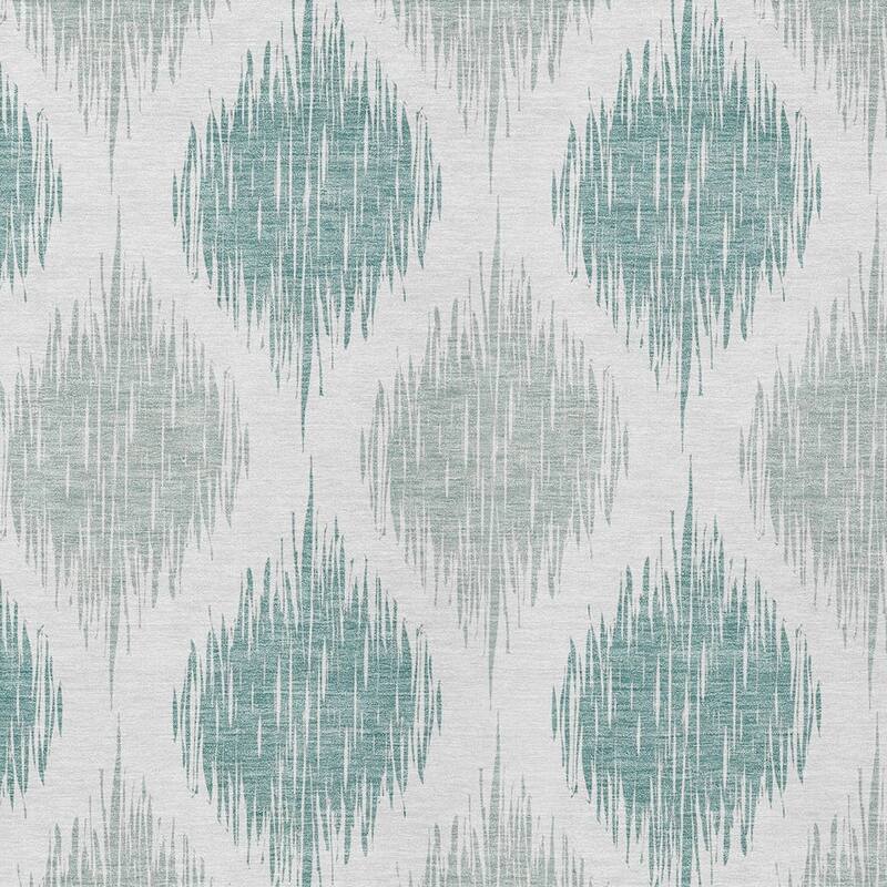 HomeRoots Ikat Transitional Rectangle Outdoor Rug