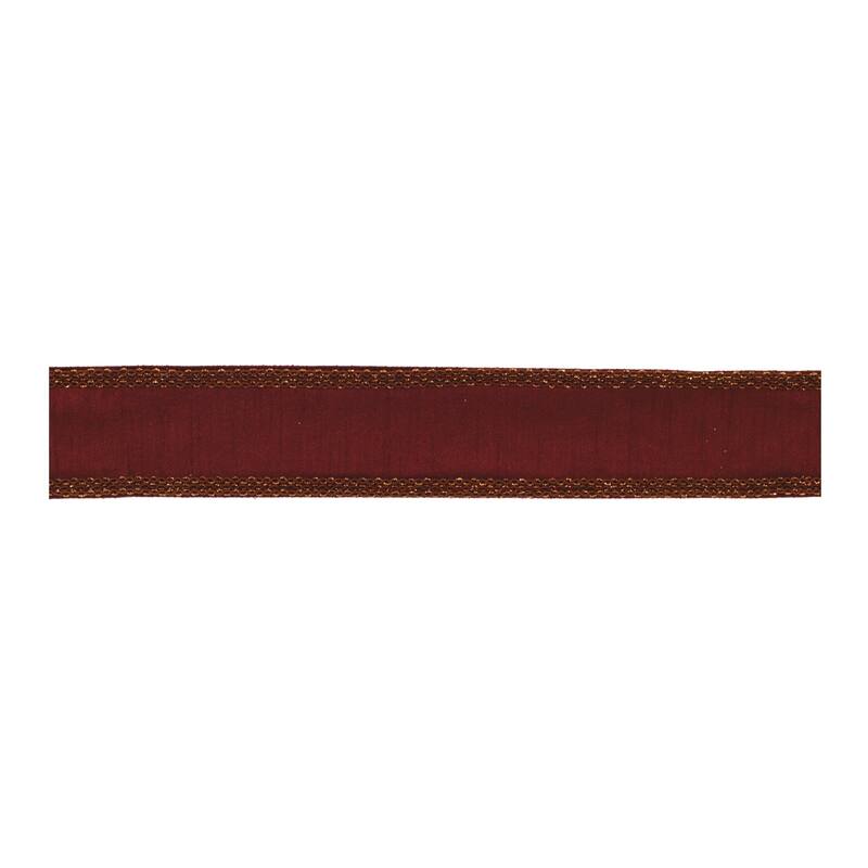 360” Long Burgundy Wired Ribbon for Holiday Crafts and Tree Decoration and Gift Bows - 360”L x 4”W x 0.25”H