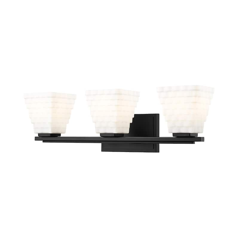 Z-Lite 7514-3V Annalise 3 Light 7" Wide Vanity Light - Matte Black