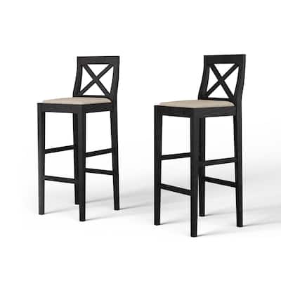 Bar Chair Counter Height Stool With Backrest