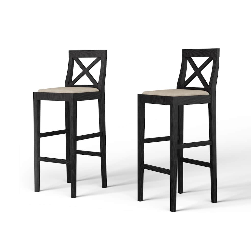 Bar Chair Counter Height Stool With Backrest