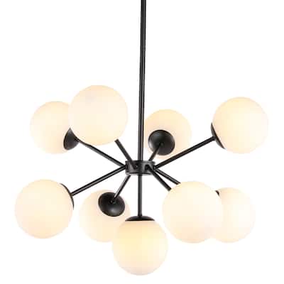 Elegant Lighting Jupiter 9 Light 26" Wide Abstract Chandelier