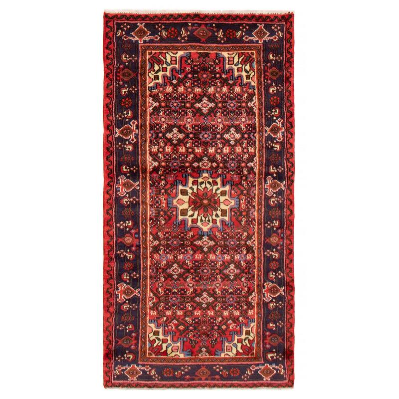 ECARPETGALLERY Hand-knotted Andelz Copper, Red Wool Rug - 3'3 x 6'7 - Copper/ Red - 3'3 x 6'7