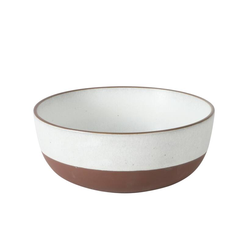Gibson Elite William Crest 4 Piece Nesting Bowl Set, Stoneware Reactive Glaze, 5", 6.25", 7.5", 9", Prep & Serving Bowls