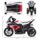 preview thumbnail 4 of 14, Aosom Licensed 6V Kids Ride on Motorcycle, Off-Road Battery Powered Three Wheels Dirtbike with USB, AUX