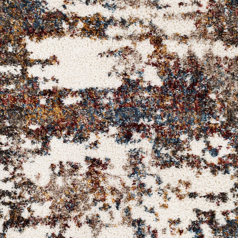 Livabliss Bohemian & Eclectic Celestial Shag Abstract Area Rug