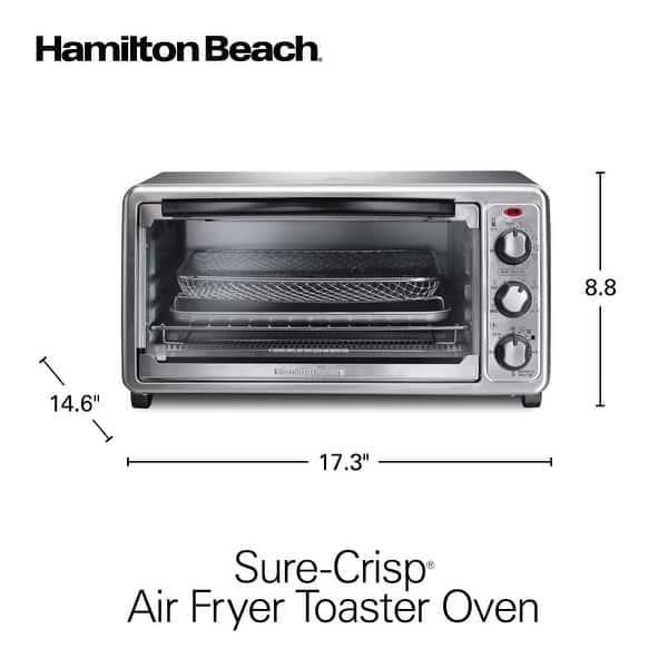 Hamilton Beach Sure Crisp Air Toaster Oven, Toasters & Ovens, Furniture &  Appliances