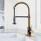 preview thumbnail 97 of 156, VIGO Edison 19" H Single Handle Pull-Down Sprayer Kitchen Faucet