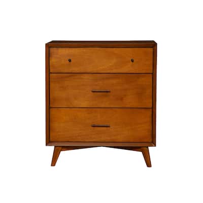 Carson Carrington Bjaeverskov Mid-century Wood 3-drawer Small Chest