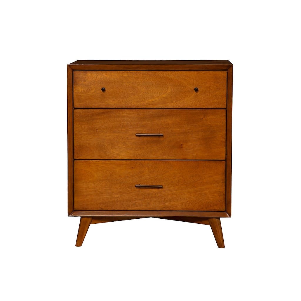 Carson Carrington Bjaeverskov Mid-century Wood 3-drawer Small Chest