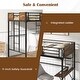 preview thumbnail 8 of 7, Costway Twin Size Loft Bed with Desk & Shelf Safety Guardrail & Ladder