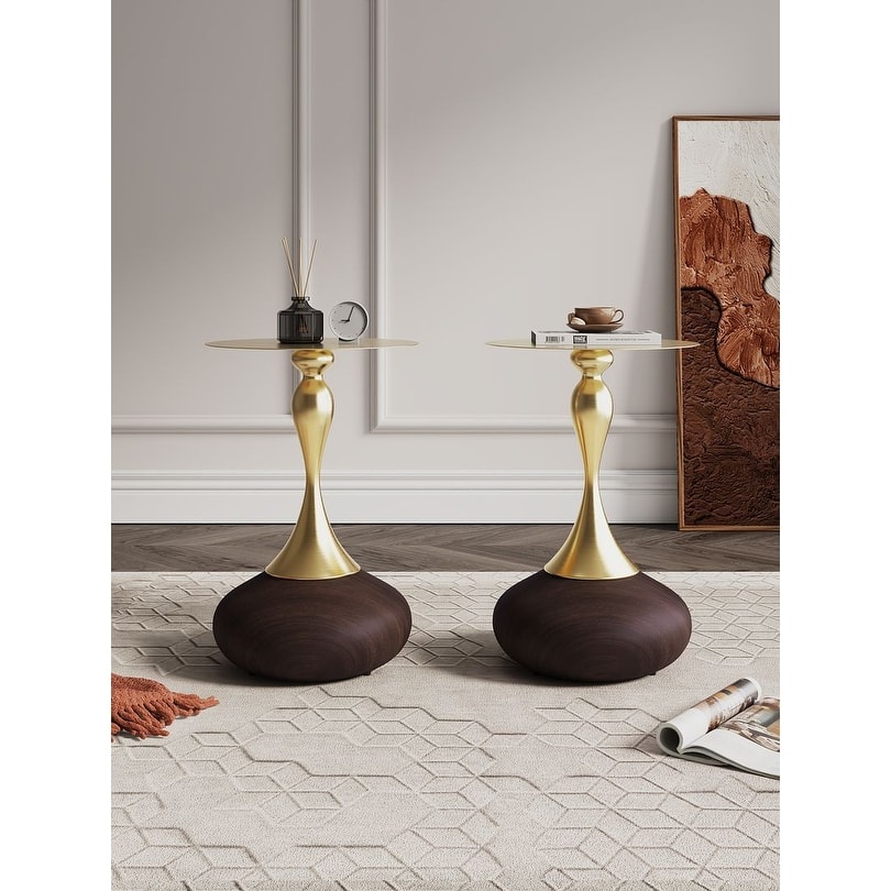 Manhattan Comfort Modern Patchin End Table Set