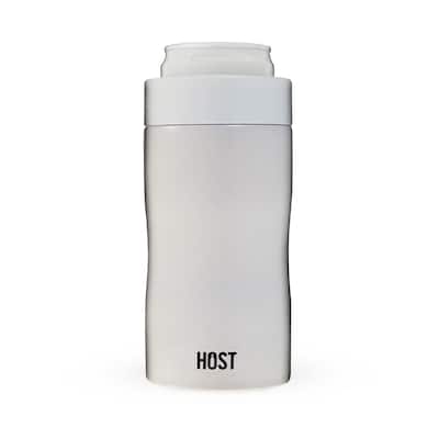Stay-Chill Slim Can Cooler in Pearl White by HOST®