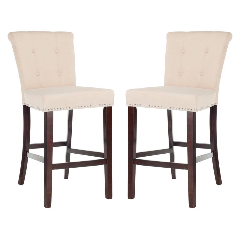 SAFAVIEH Rosalba 30-inch Bar Stool (Set of 2) - 20" x 26.5" x 44.5" - 20" x 26.5" x 44.5" - 20Wx27Dx45H