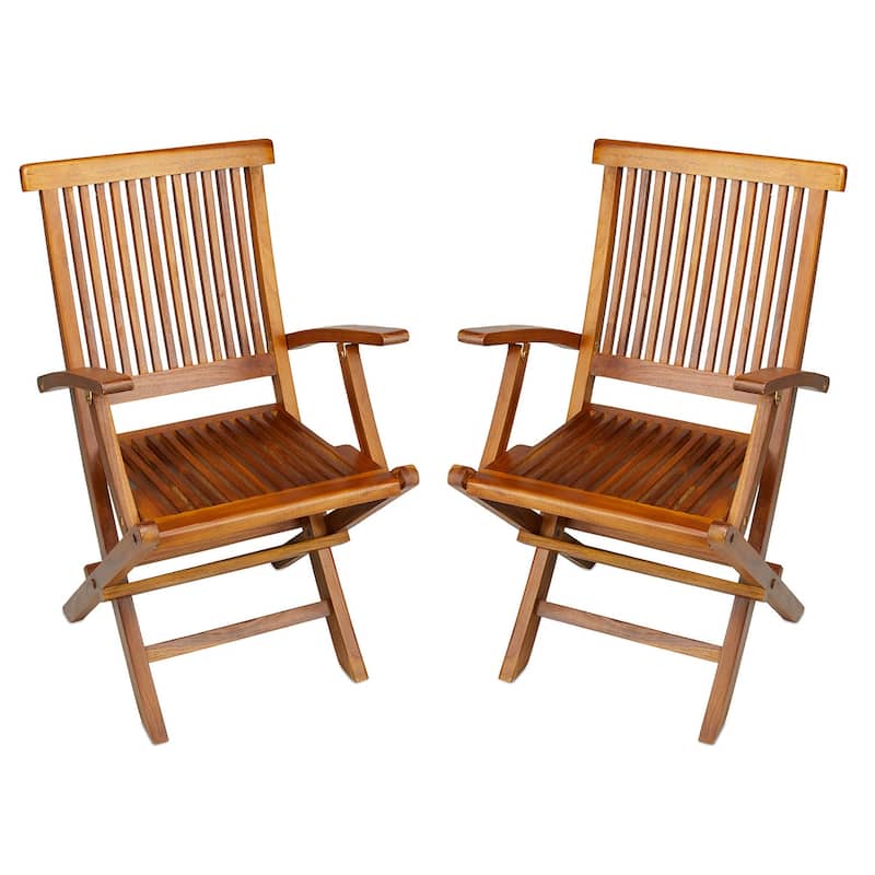 Folding Arm Chair - Teak
