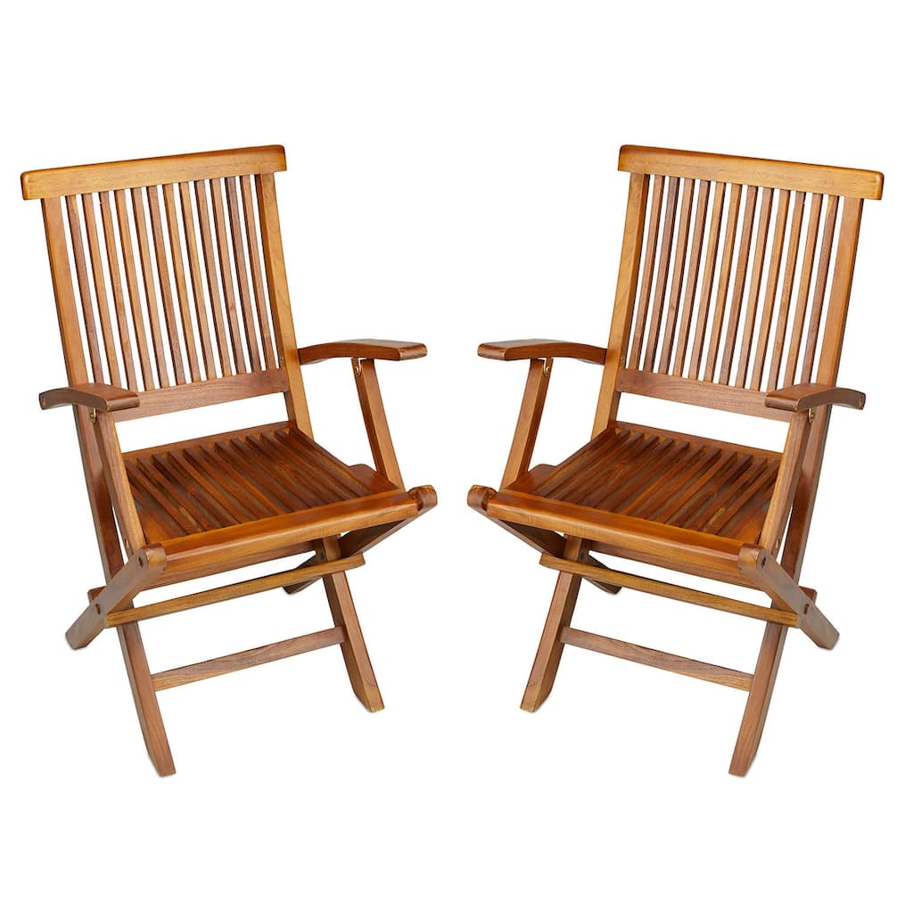 Folding Arm Chair - Teak