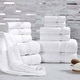 preview thumbnail 96 of 103, Superior Heritage Egyptian Cotton Absorbent 12-Piece Towel Set White