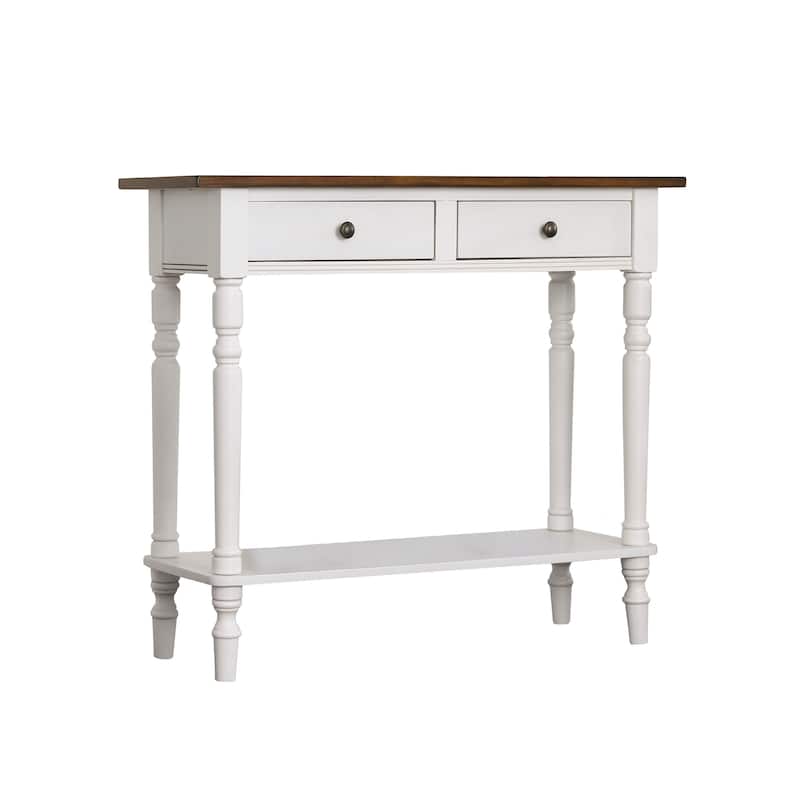 Jeln Traditional 38-inch Wood 1-Shelf Console Table by Furniture of America
