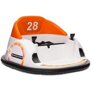 Toddler Bumper Car Ride-On with Remote Control, 12V Electric Toy for Kids, 360-Degree Rotation & LED Lights