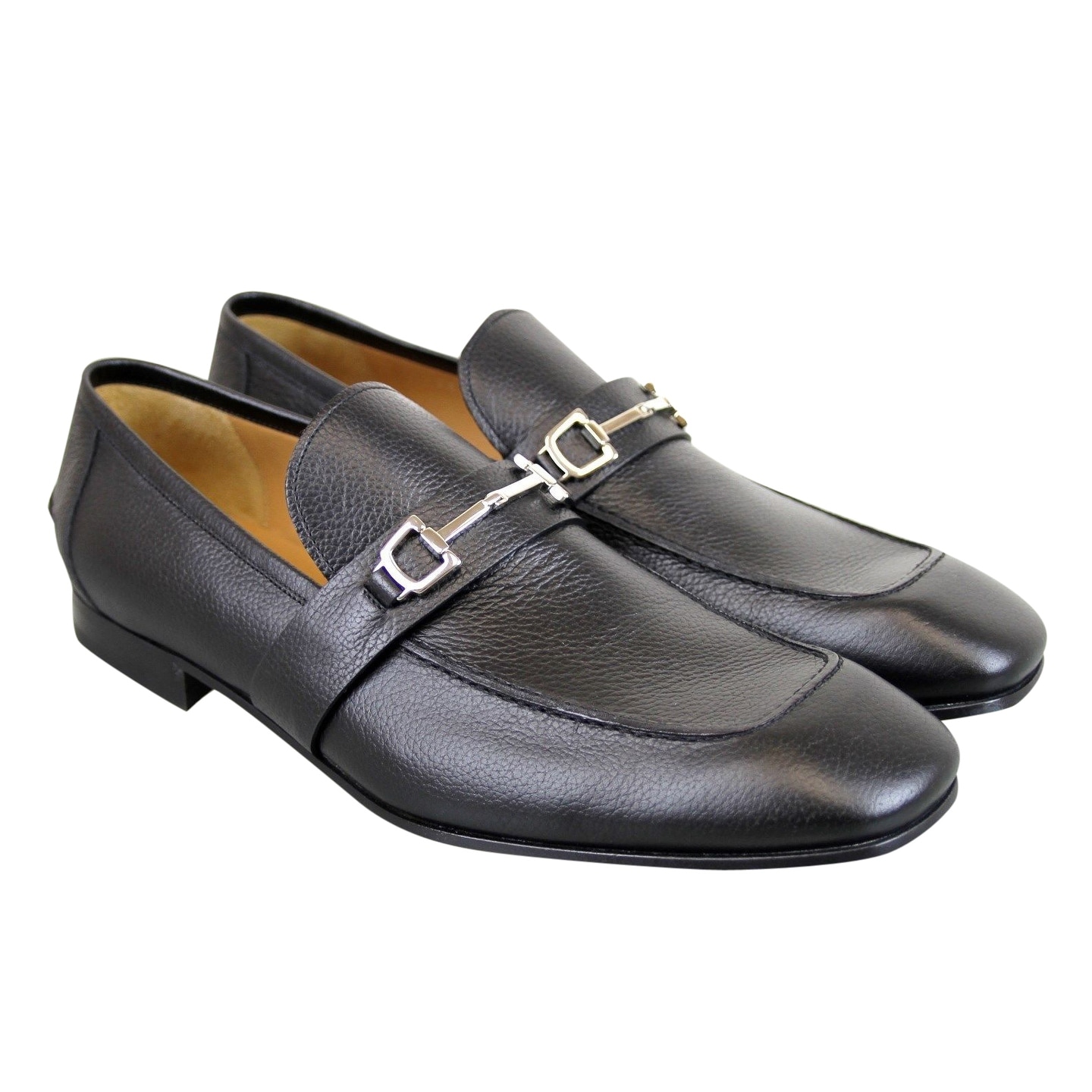 Shop Gucci Men S Horsebit Black Leather Loafer 253302 1000 14 5 G 15 5 Us Overstock 28031623