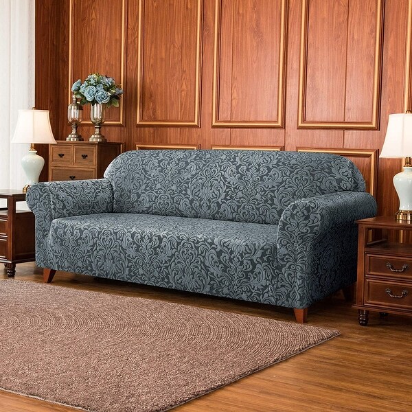 1-Piece Sofa Slipcover Cover Elastic for Couch Arm Chair Loveseat Recliner 