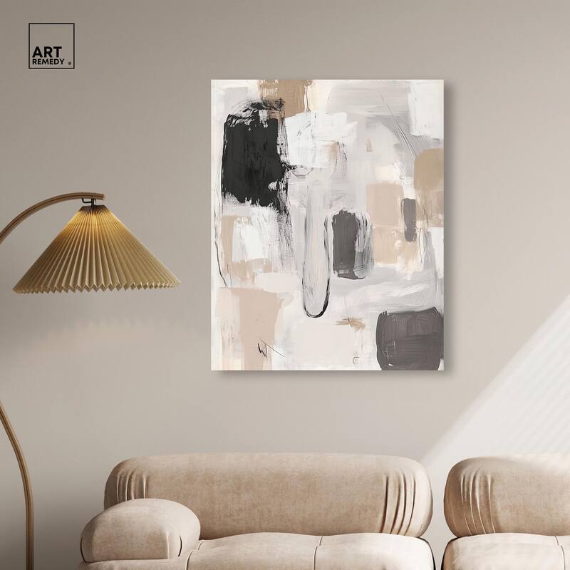 Beauty of Beige I Canvas by Art Remedy, Gallery Wrapped
