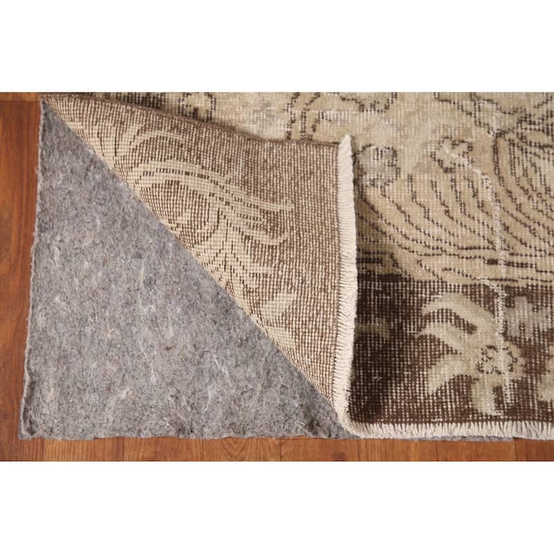 Distressed Sparta Turkish Vintage Rug Handmade Wool Carpet - 5'6"x 9'1"
