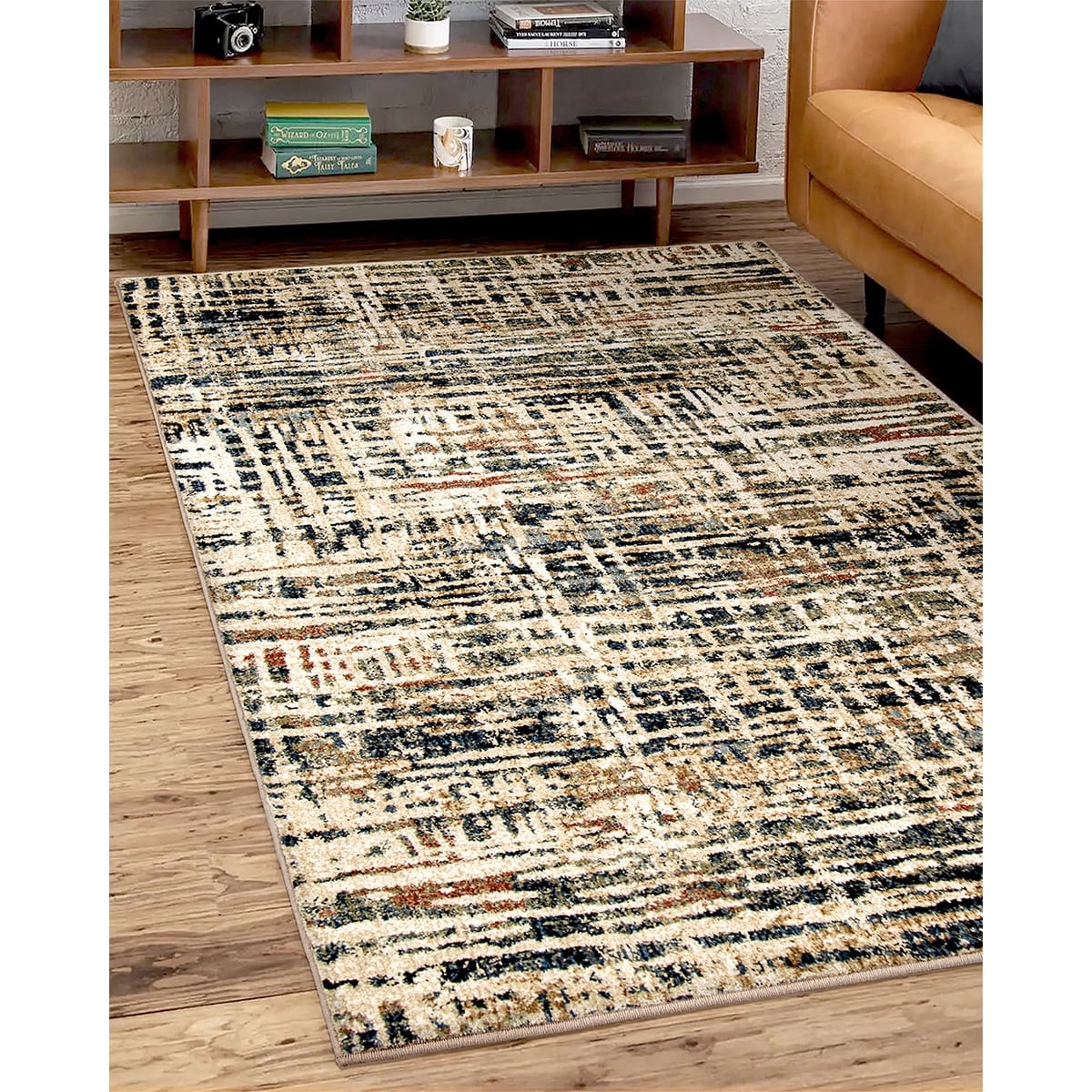 Orian Rugs Adagio Desert Strokes Multi Stain Resistant Area Rug