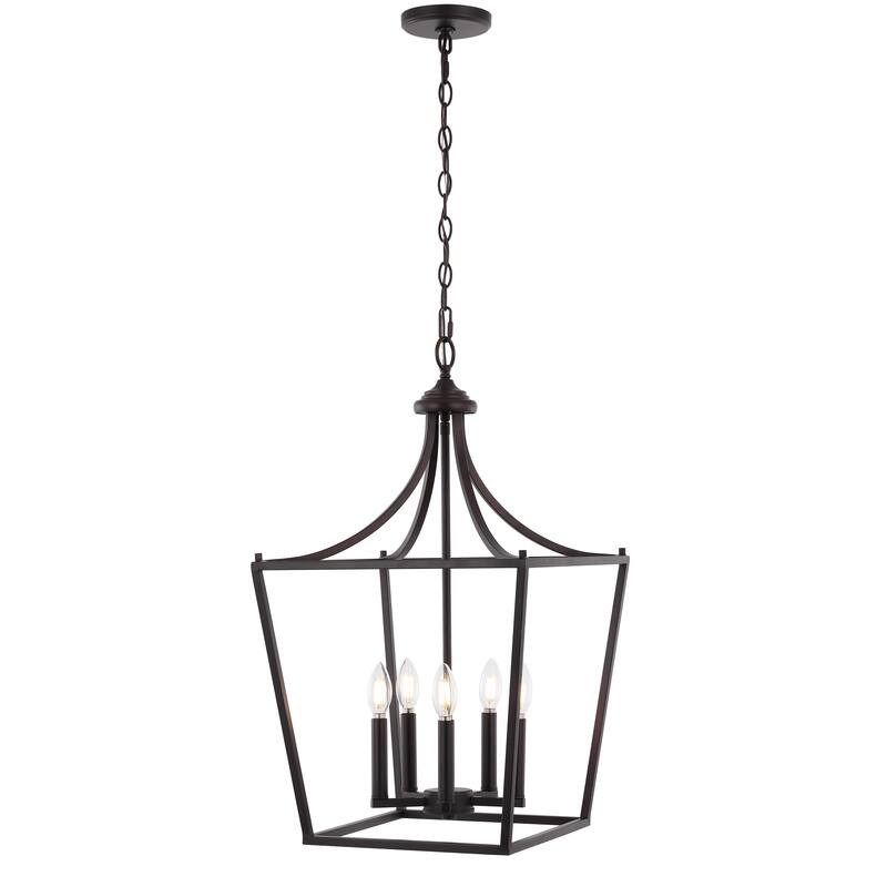 Camden Light Iron Classic Midcentury Pendant Lantern by JONATHAN Y
