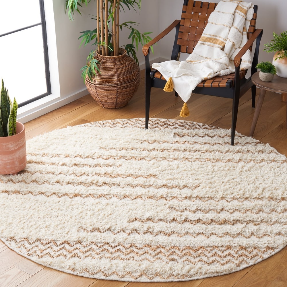 SAFAVIEH Handmade Natura Siemone Casual Wool Rug