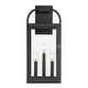 preview thumbnail 1 of 2, Maxim 30804 Bonham 3 Light 21" Tall Outdoor Wall Sconce Black