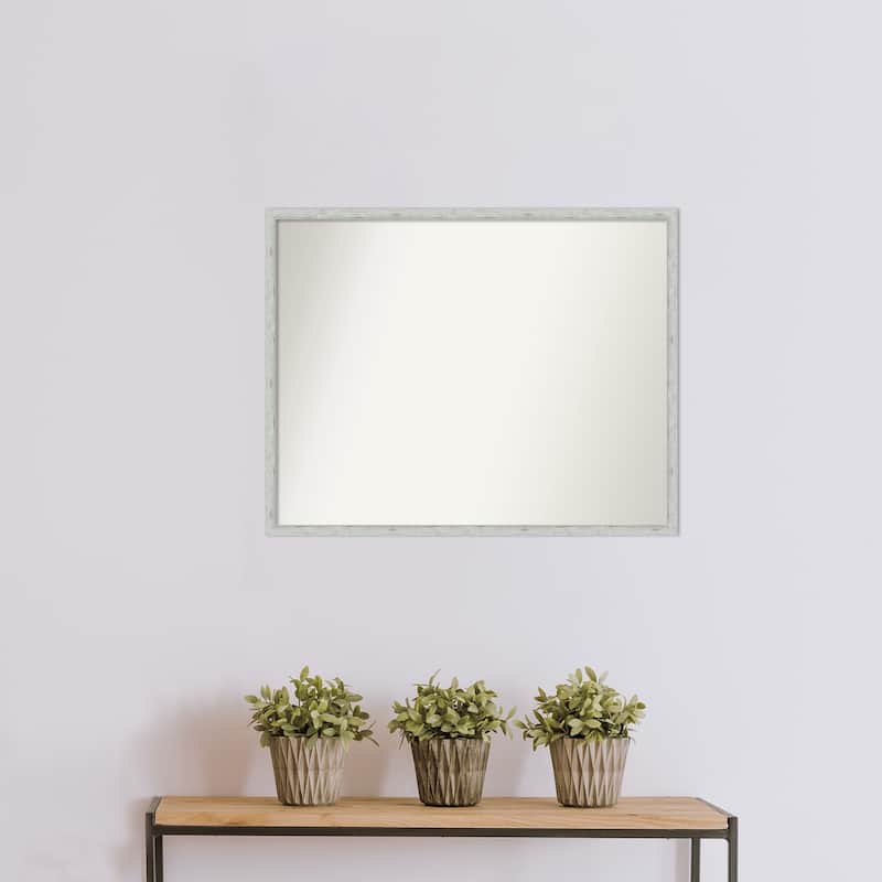 Imprint Non-Beveled Wood Framed Wall Mirror