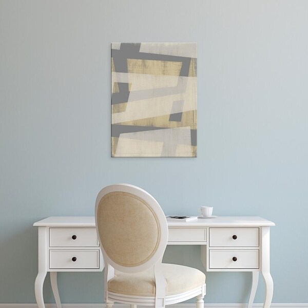 Easy Art Prints Jennifer Goldberger's 'Diagonal Layers I' Premium Canvas Art