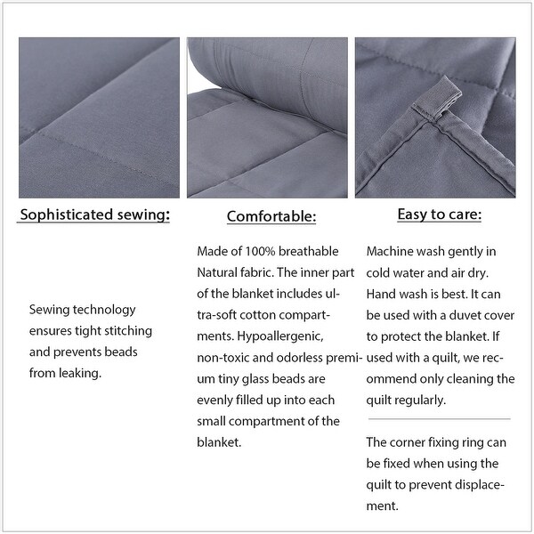 Weighted blanket 2025 leaking