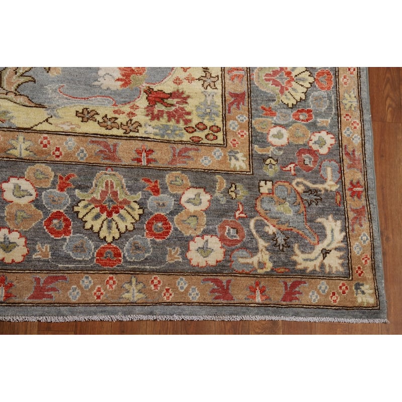 Vegetable Dye Oushak Oriental Area Rug Handmade Wool Carpet - 8'2" x 10'4"