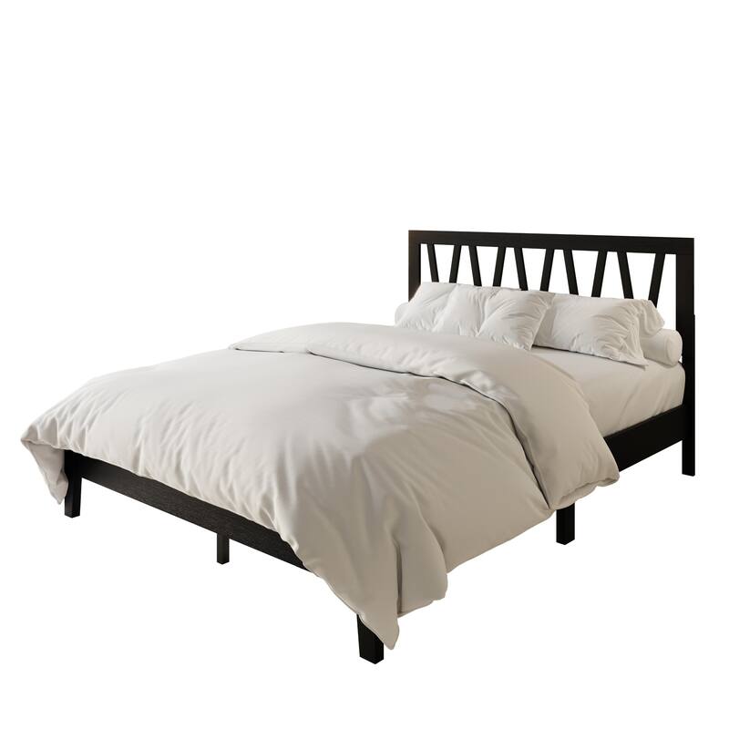Clayfell Gadsden Solid Wood Panel Bed