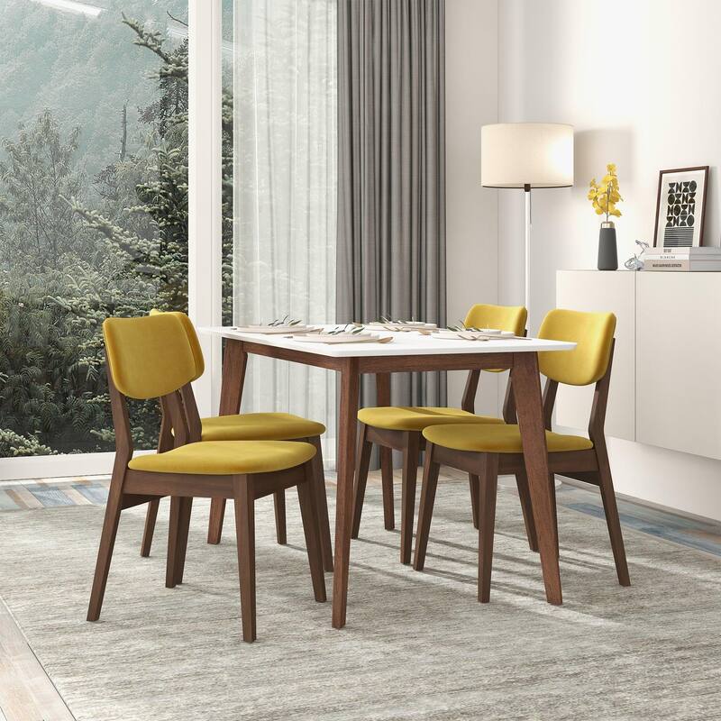 Solid Back Side Chair (Set Of 2)