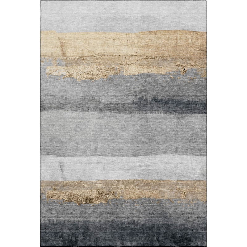 Premium Washable Super Soft Ombre Stripes Mayfield Rug