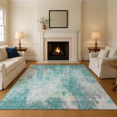 Premium Washable Super Soft Abstract Modern Mayfield Rug