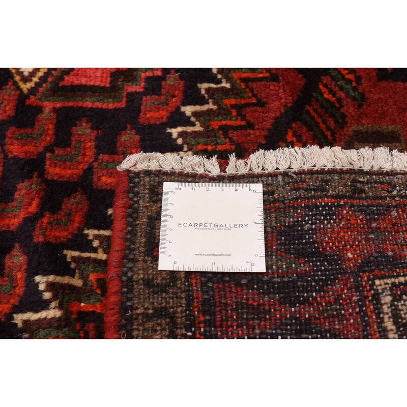 ECARPETGALLERY Hand-knotted Andelz Red Wool Rug - 4'3 x 6'3