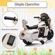 preview thumbnail 13 of 43, Electric Ride-On Motorcycle for Kids - 6V Dirt Bike with USB, AUX, Music, and Headlight - Perfect for Toddlers Ages 1-3