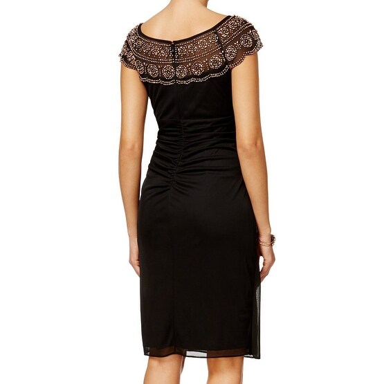 msk black and gold dress