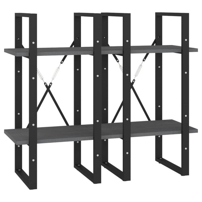 vidaXL Bookshelf Book Cabinet Shelving Unit for Living Room Engineered Wood