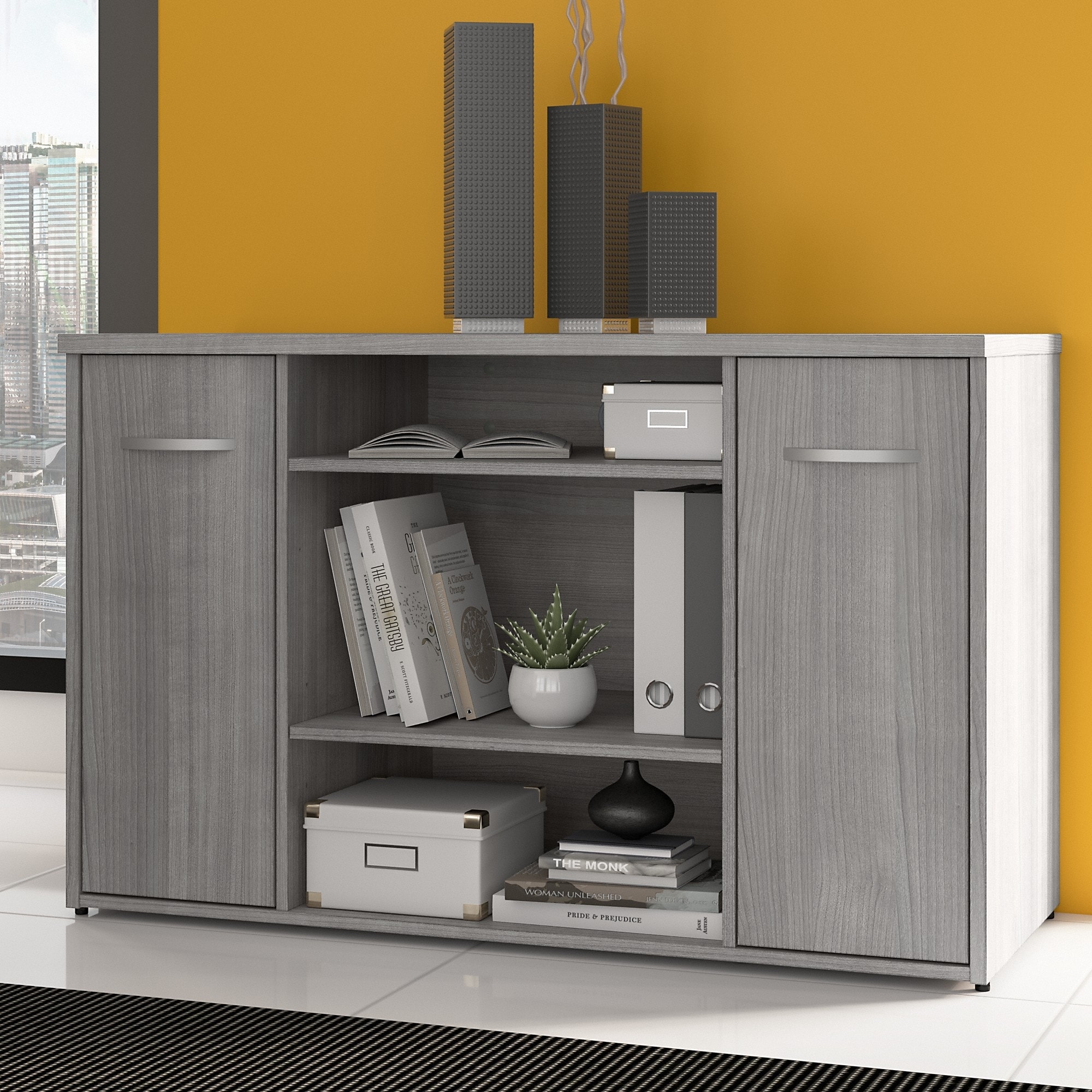 Universal Tall Narrow Storage Cabinet by Bush Business Furniture