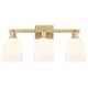 Option Brushed Brass / White