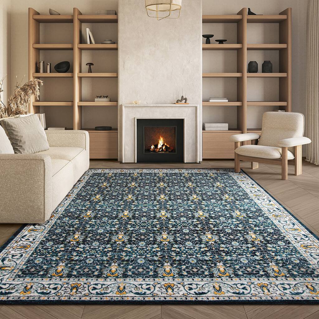 SAFAVIEH Madison Olka Vintage Boho Oriental Rug