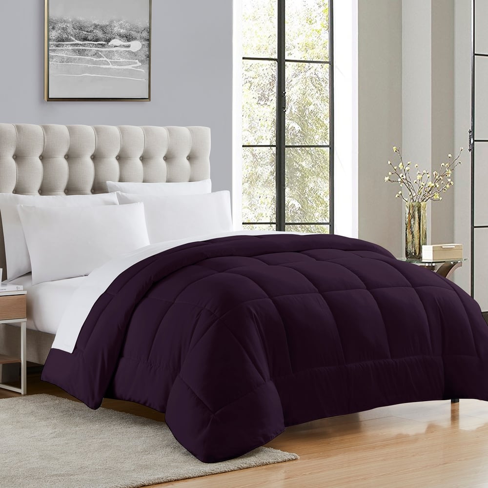 Sweet Home Collection All Season Bed In a Bag Solid Color Comforter & Sheet Set Ultra Soft Bedding