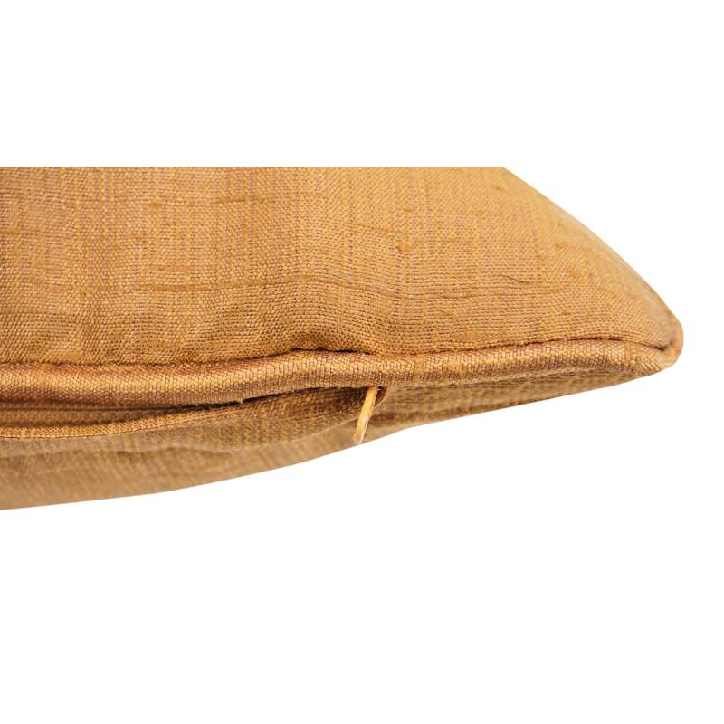 Home&Manor Urmia Dupioni Silk Pillow 18"